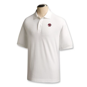 Boston College Eagles Men's Ace Polo - White